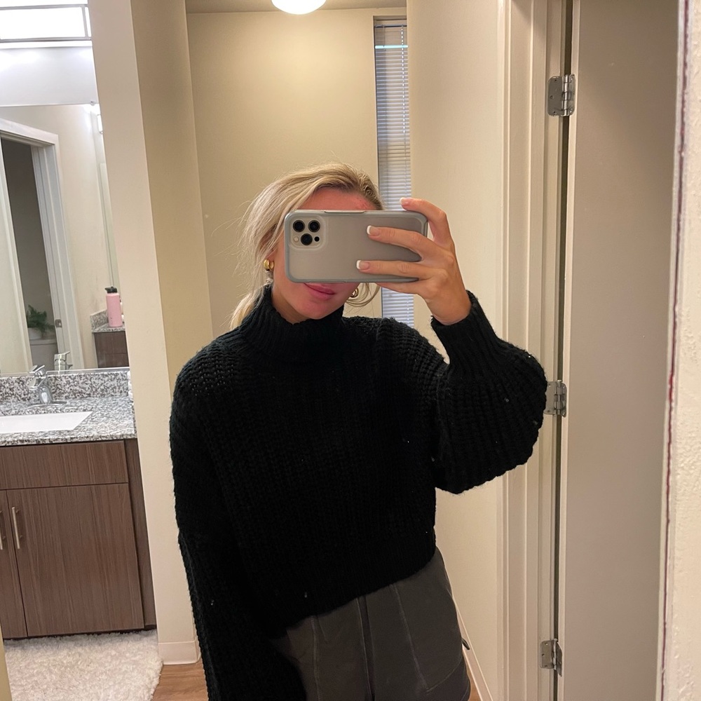 Black sweater